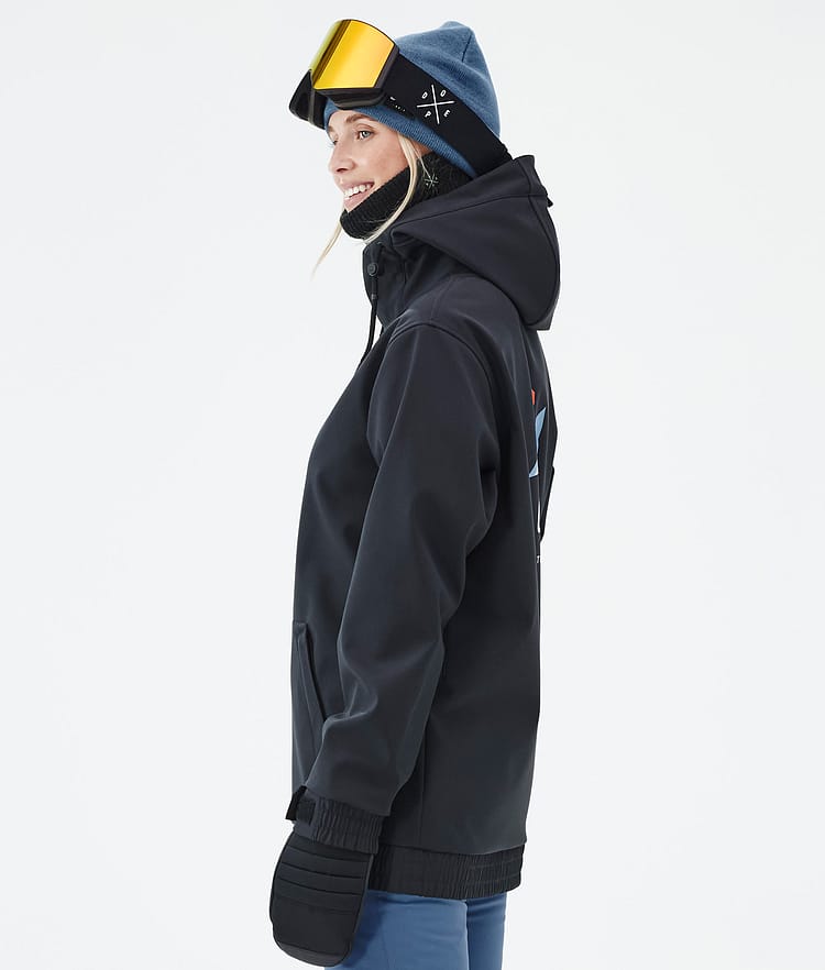 Yeti W Snowboardjakke Dame Ice Black, Bilde 6 av 7