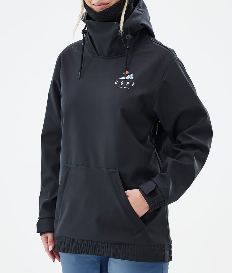 Yeti W Snowboardjakke Dame Ice Black, Bilde 7 av 7