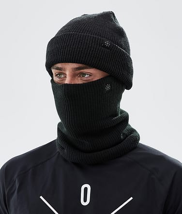 2X-Up Knitted Ansiktsmask Black
