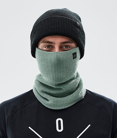 2X-Up Knitted Ansiktsmask Faded Green
