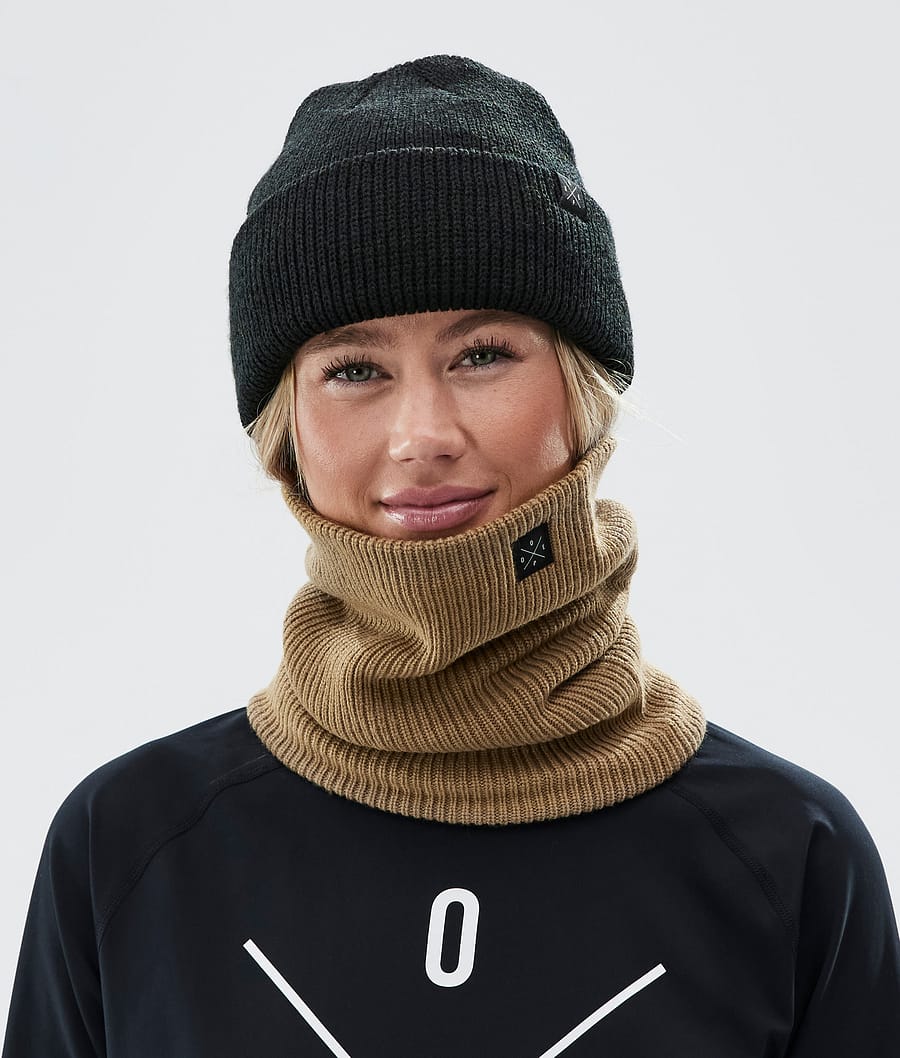 2X-Up Knitted Facemask Gold