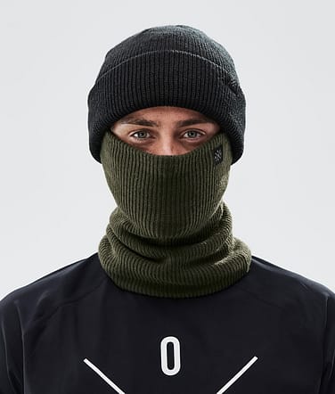2X-Up Knitted Facemask Olive Green