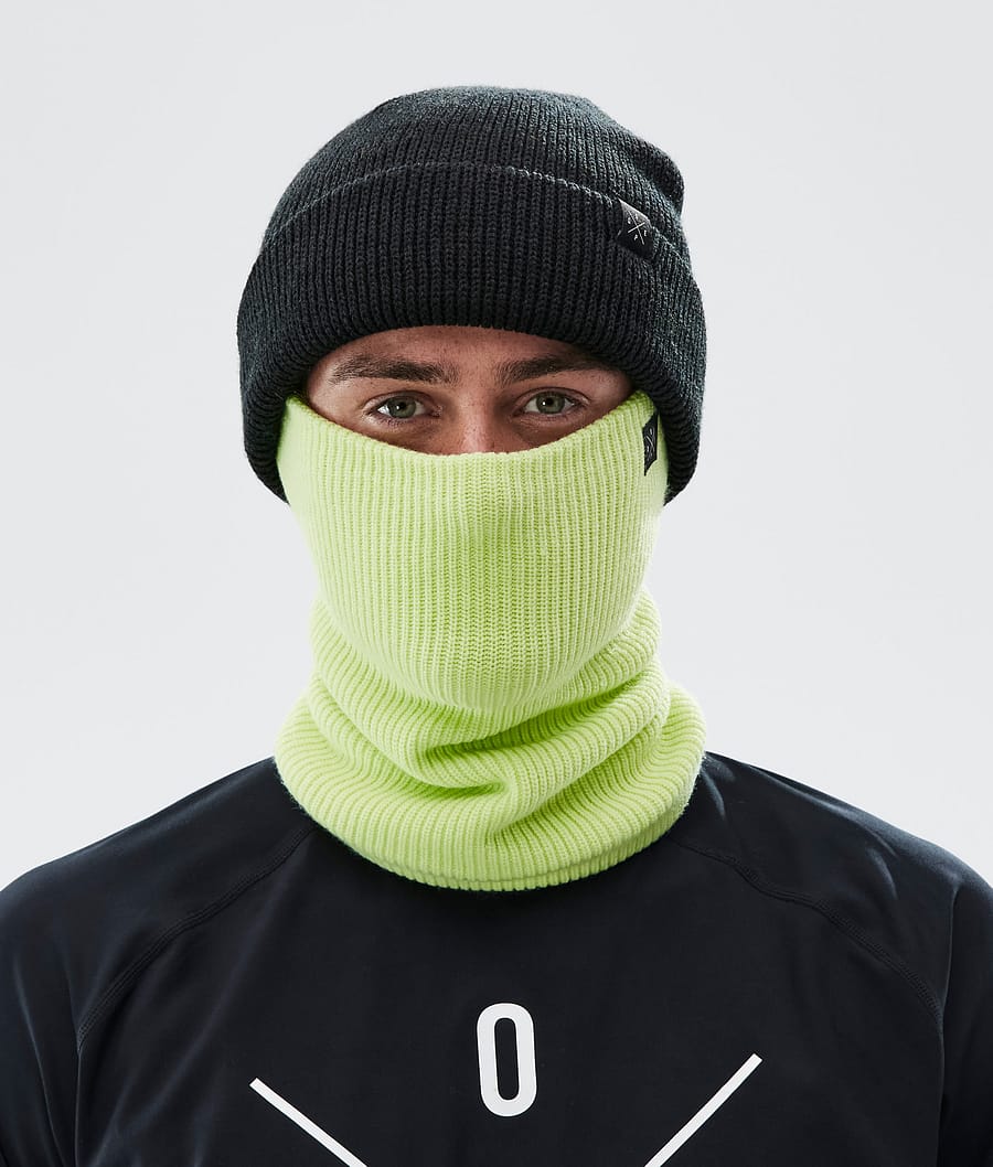 2X-Up Knitted Facemask Faded Neon