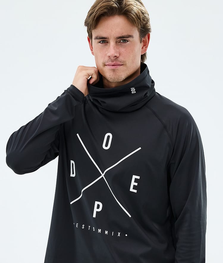 Snuggle Basislaag Top Heren 2X-Up Black, Image 2 of 7
