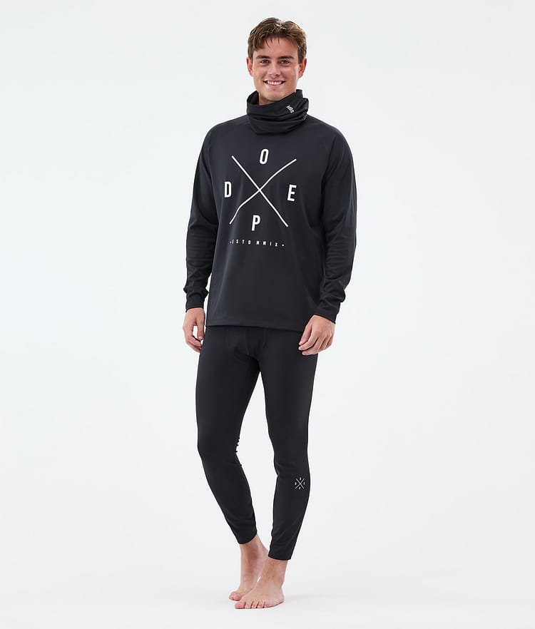 Snuggle Base Layer Top Men 2X-Up Black, Image 3 of 7