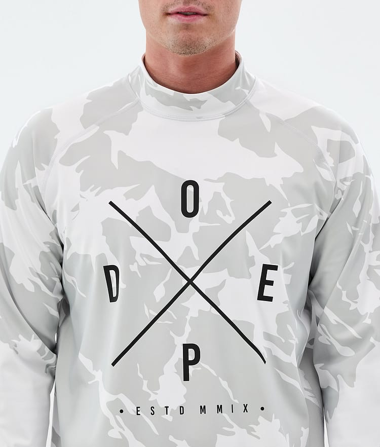 Snuggle Base Layer Top Men 2X-Up Grey Camo, Image 6 of 7