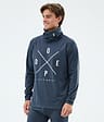 Snuggle Basislaag Top Heren Metal Blue