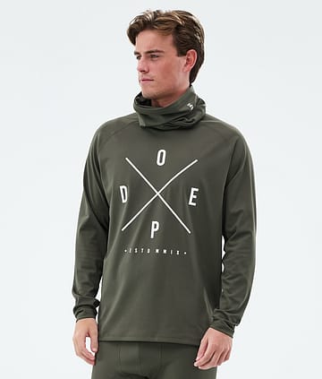 Snuggle Funktionsshirt Herren 2X-Up Olive Green