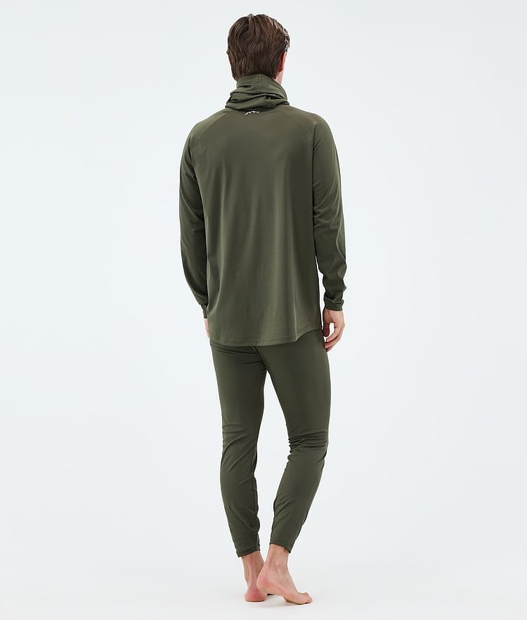 Snuggle Base Layer Top Men 2X-Up Olive Green, Image 4 of 7