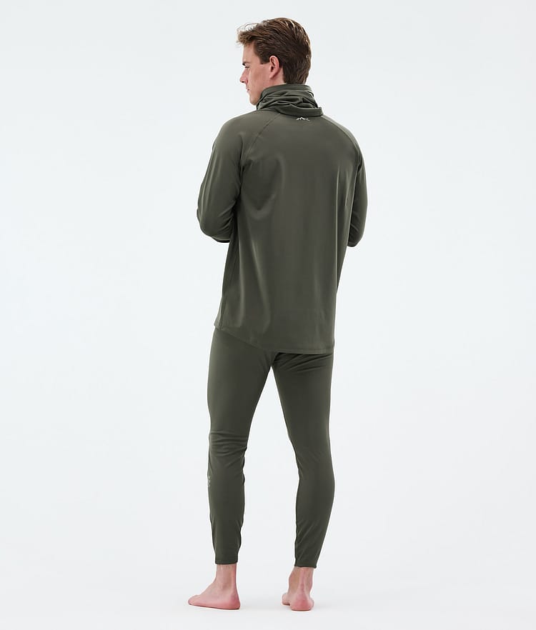 Snuggle Base Layer Top Men 2X-Up Olive Green, Image 4 of 7
