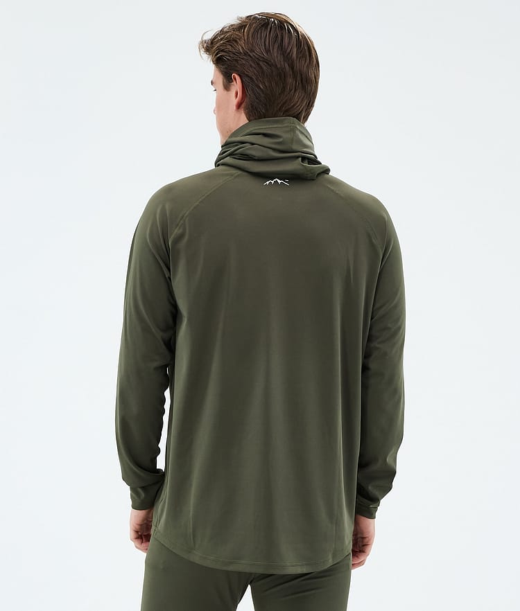 Snuggle Base Layer Top Men 2X-Up Olive Green, Image 5 of 7