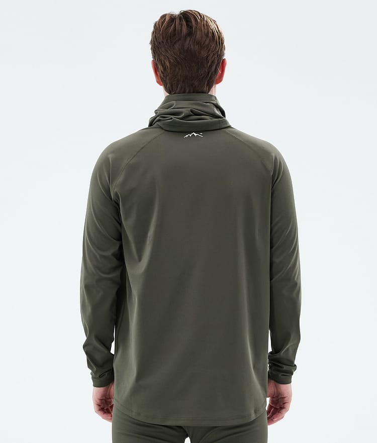 Snuggle Base Layer Top Men 2X-Up Olive Green, Image 5 of 7