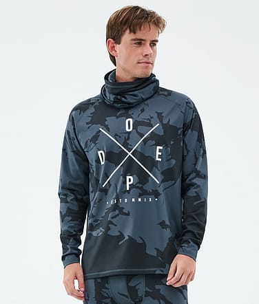 Snuggle Base Layer Top Men 2X-Up Metal Blue Camo