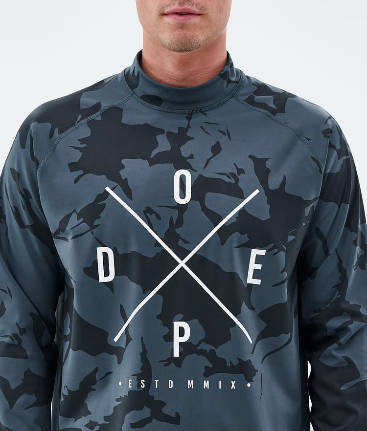 Snuggle Base Layer Top Men 2X-Up Metal Blue Camo, Image 6 of 7