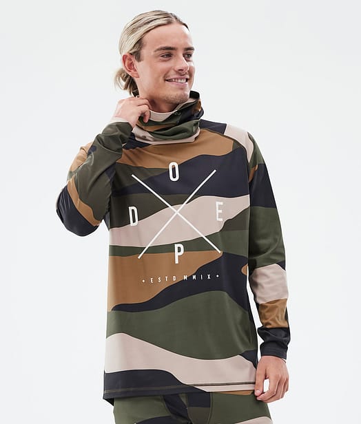 Dope Snuggle Maglia Termica Uomo 2X-Up Shards Gold Green