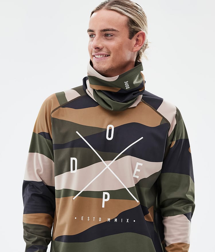 Snuggle Basislaag Top Heren 2X-Up Shards Gold Green