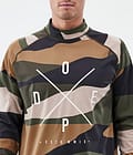 Snuggle Tee-shirt thermique Homme 2X-Up Shards Gold Green, Image 6 sur 7