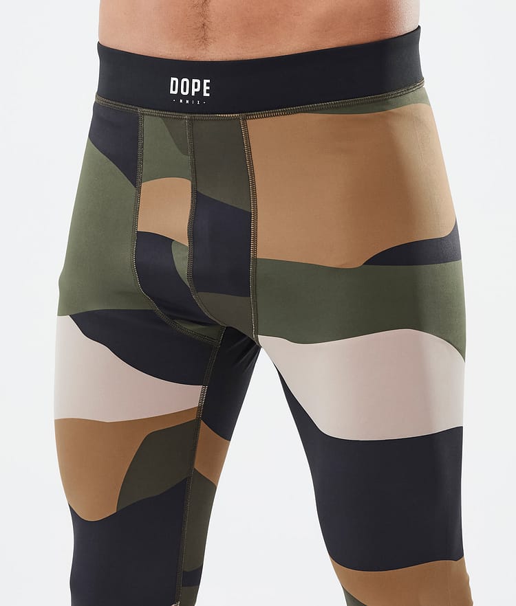 Snuggle Base Layer Pant Men 2X-Up Shards Gold Green, Image 5 of 7