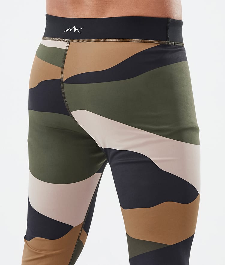 Snuggle Base Layer Pant Men 2X-Up Shards Gold Green, Image 6 of 7