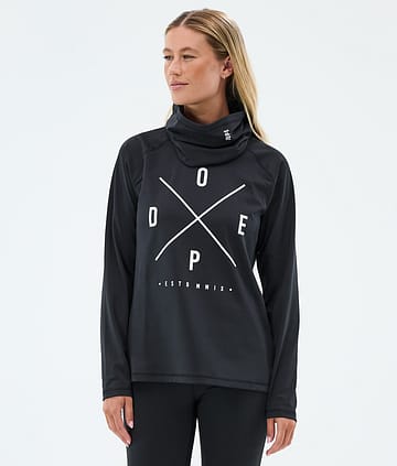 Snuggle W Base Layer Top Women Black