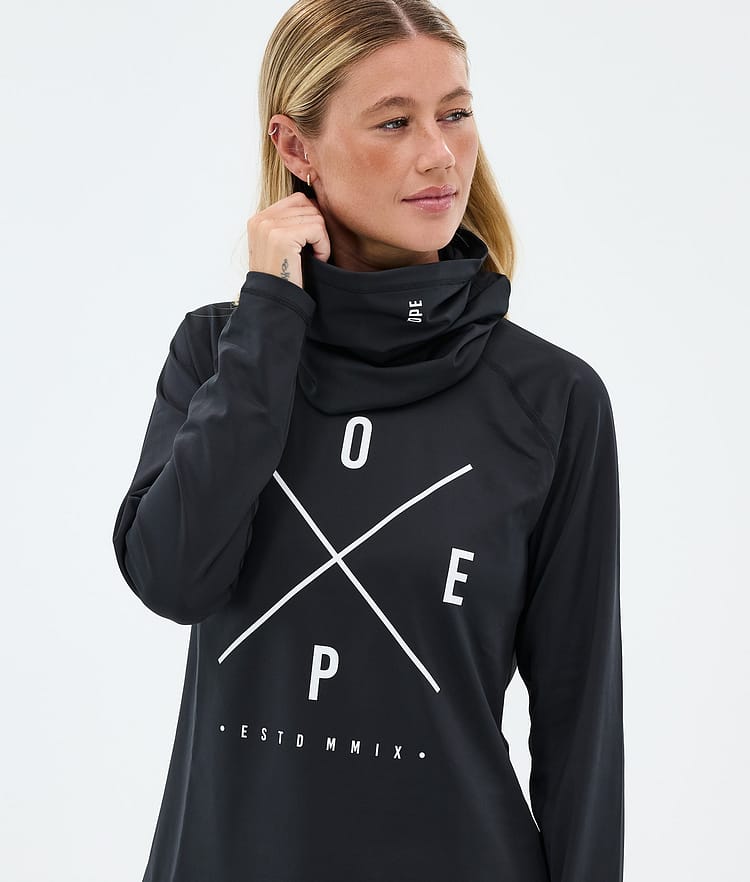 Snuggle W Funktionsshirt Damen 2X-Up Black, Image 2 of 7