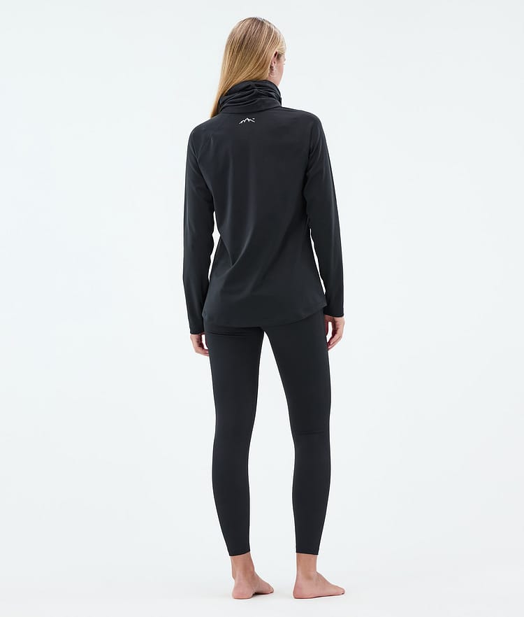 Snuggle W ベースレイヤートップ レディース 2X-Up Black, 画像4 / 7