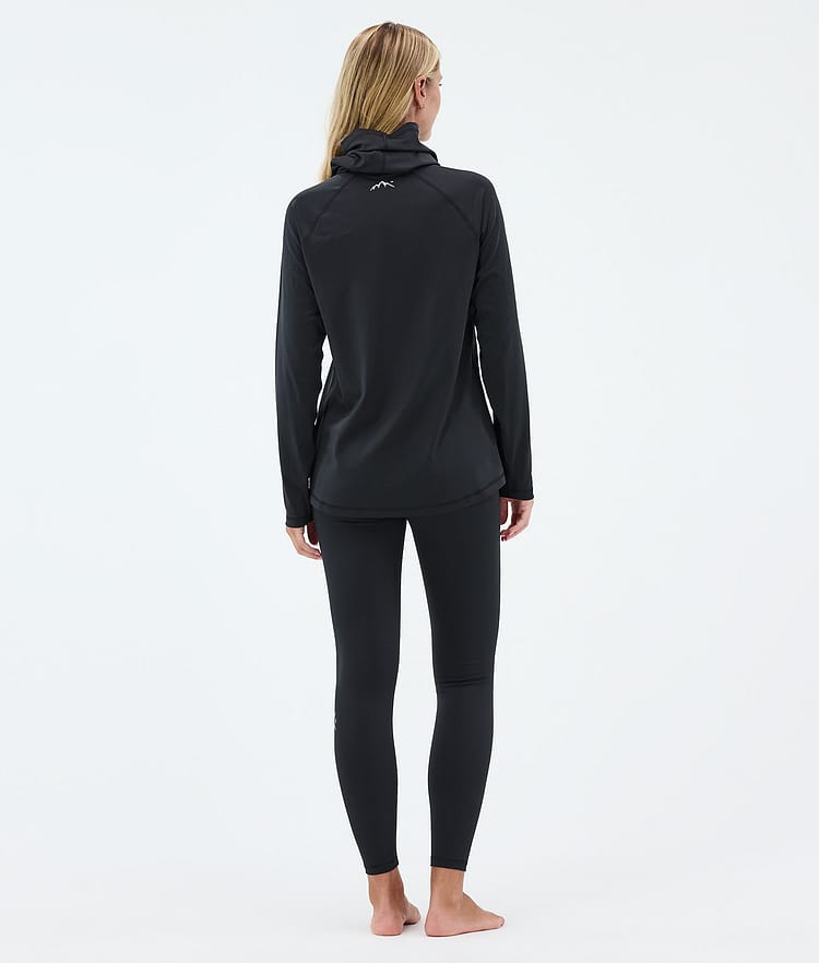 Snuggle W Funktionsshirt Damen 2X-Up Black, Image 4 of 7