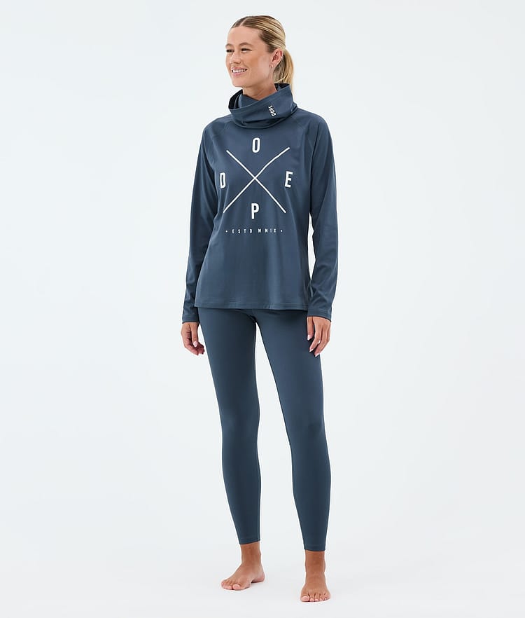 Snuggle W Tee-shirt thermique Femme 2X-Up Metal Blue, Image 3 of 7