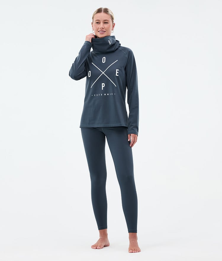 Snuggle W Top Termiczny Kobiety 2X-Up Metal Blue, Zdjęcie 3 z 7