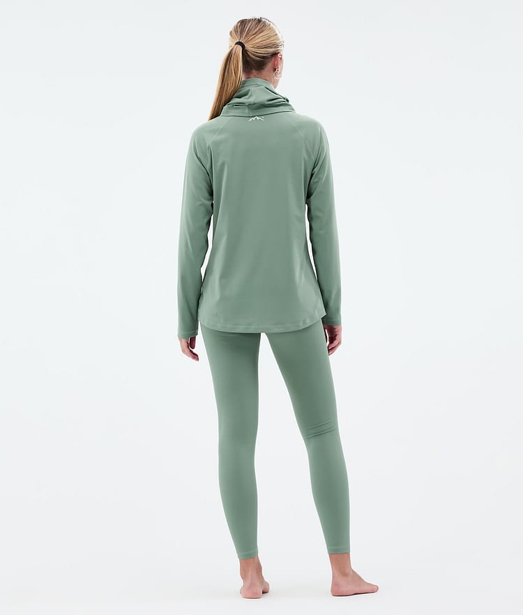 Snuggle W Tee-shirt thermique Femme 2X-Up Faded Green, Image 4 sur 7