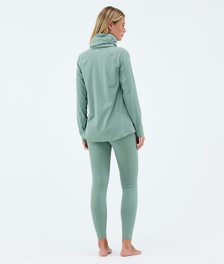 Snuggle W Tee-shirt thermique Femme 2X-Up Faded Green, Image 4 of 7