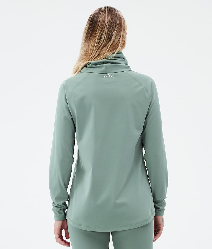 Snuggle W Base Layer Top Women 2X-Up Faded Green