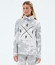 Dope Snuggle W Base Layer Top Women 2X-Up Grey Camo
