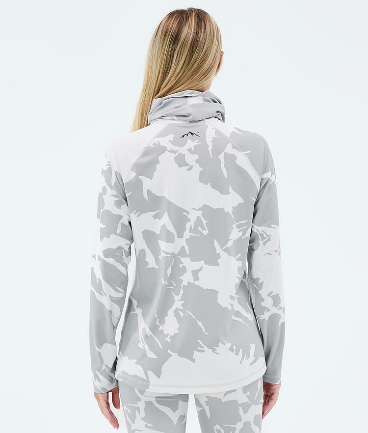 Snuggle W Funktionsshirt Damen 2X-Up Grey Camo, Image 5 of 7