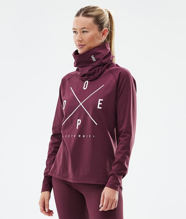 Snuggle W Base Layer Top Women 2X-Up Burgundy, Image 1 of 7