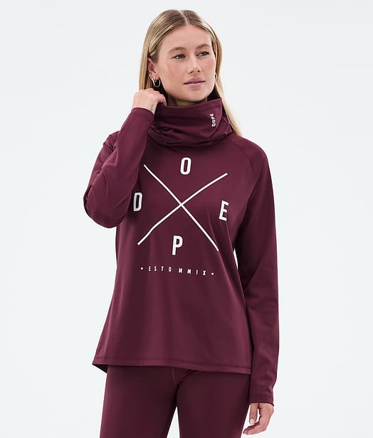 Snuggle W Termotričko Dámské 2X-Up Burgundy