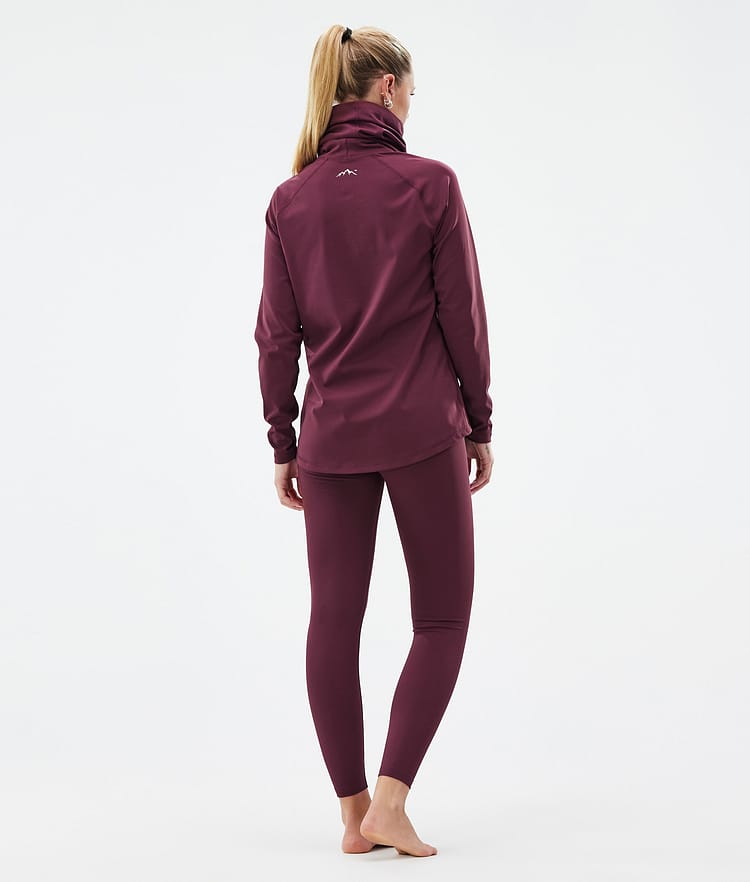 Snuggle W Tee-shirt thermique Femme 2X-Up Burgundy