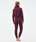 Snuggle W Base Layer Top Women 2X-Up Burgundy, Image 4 of 7