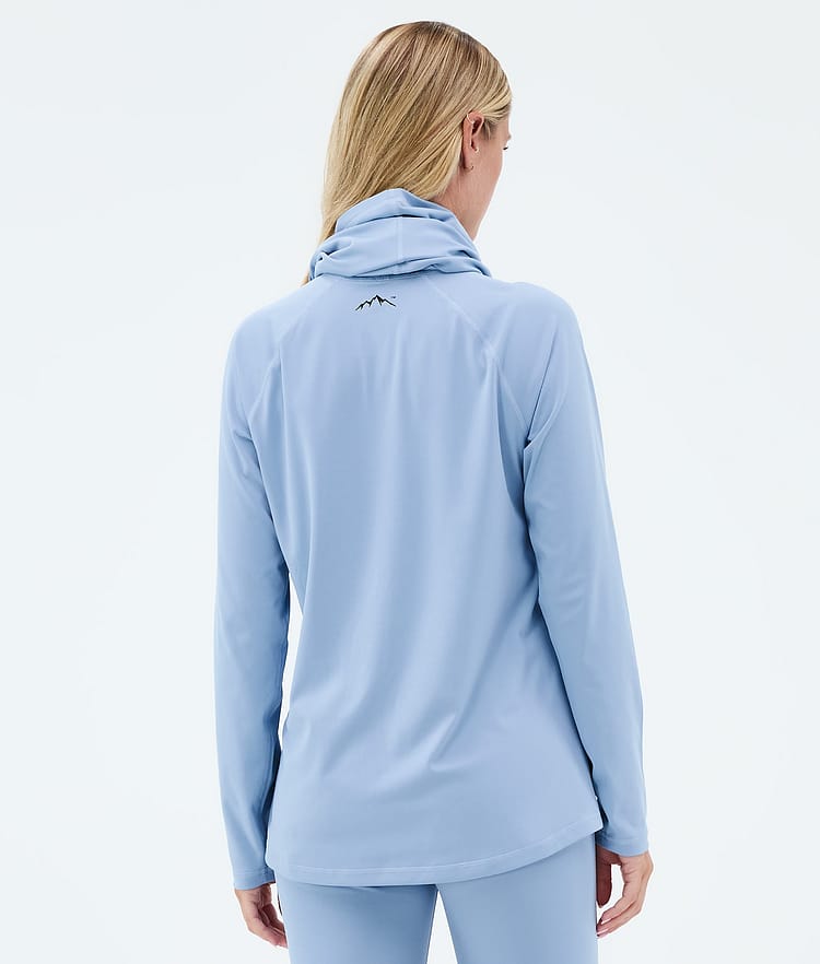 Snuggle W Funktionsshirt Damen 2X-Up Light Blue, Image 5 of 7
