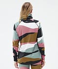 Snuggle W Baselayer top Dame 2X-Up Shards Gold Muted Pink, Billede 5 af 7