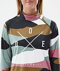 Snuggle W Baselayer top Dame 2X-Up Shards Gold Muted Pink, Billede 6 af 7