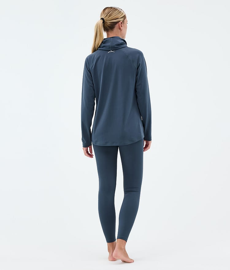 Snuggle W Base Layer Pant Women 2X-Up Metal Blue, Image 4 of 7