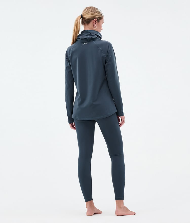 Snuggle W Base Layer Pant Women 2X-Up Metal Blue, Image 4 of 7