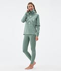 Snuggle W Base Layer Pant Women 2X-Up Faded Green, Image 3 of 7
