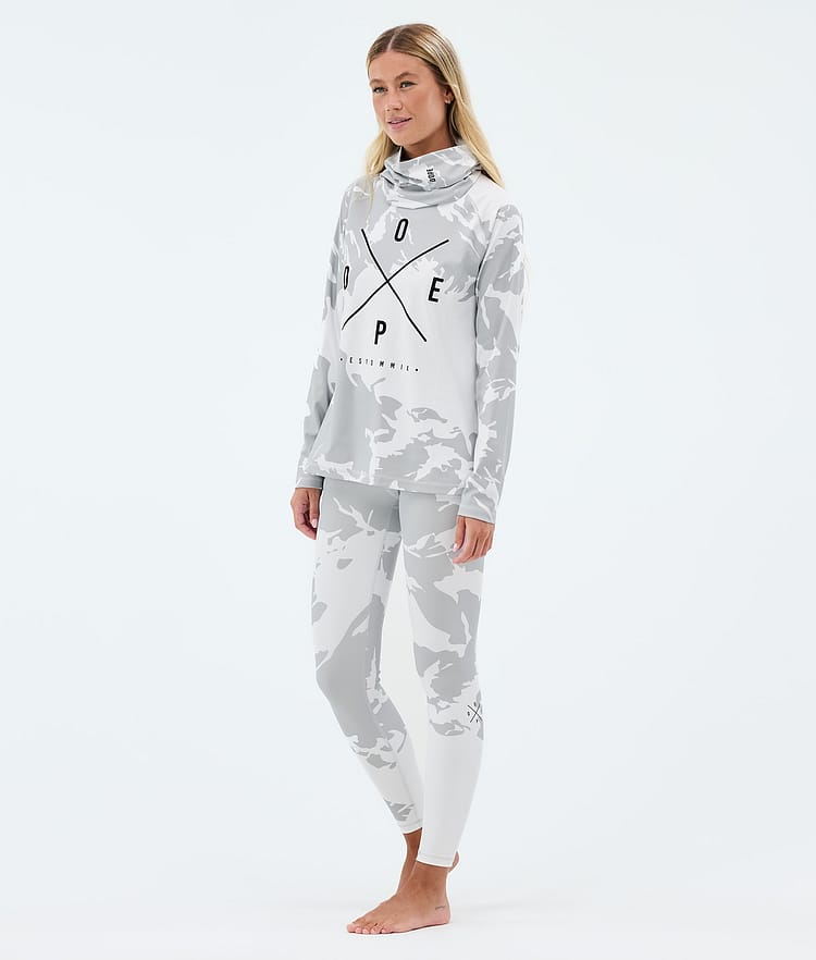 Snuggle W Base Layer Pant Women 2X-Up Grey Camo, Image 3 of 7