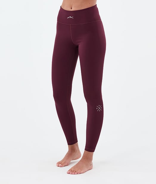 Snuggle W Kerrastohousut Naiset 2X-Up Burgundy