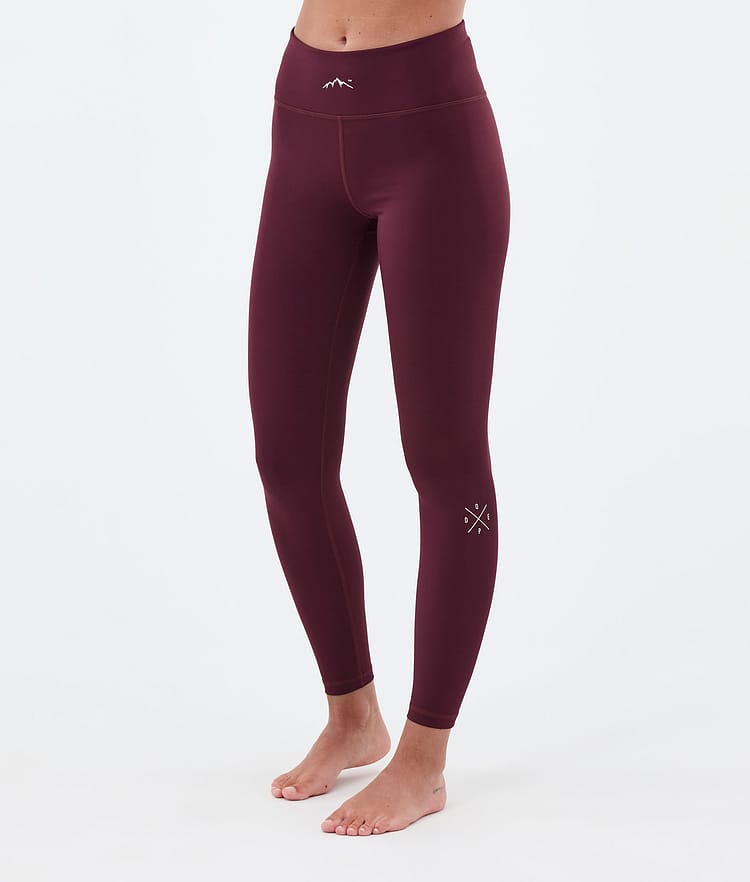 Snuggle W Legginsy Termoaktywne Kobiety 2X-Up Burgundy, Zdjęcie 1 z 7