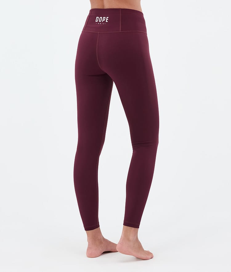 Snuggle W Legginsy Termoaktywne Kobiety 2X-Up Burgundy, Zdjęcie 2 z 7