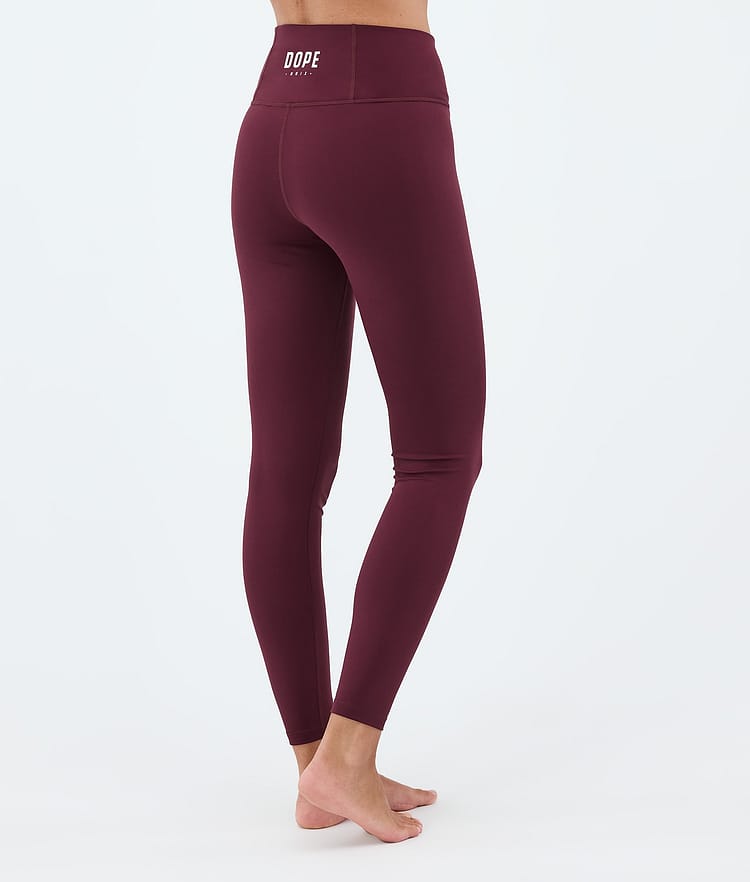 Snuggle W ベースレイヤーパンツ レディース 2X-Up Burgundy, Image 2 of 7