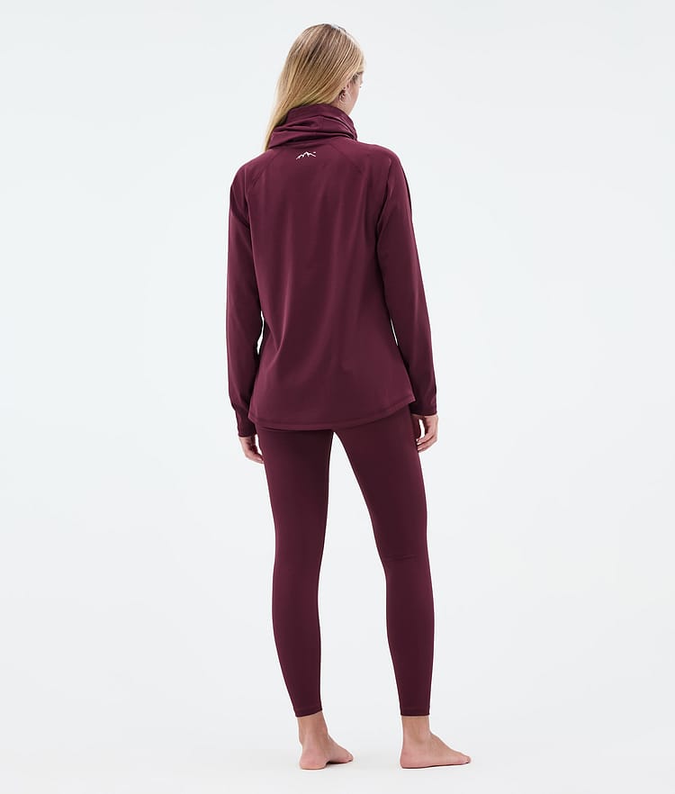 Snuggle W Legginsy Termoaktywne Kobiety 2X-Up Burgundy, Zdjęcie 4 z 7